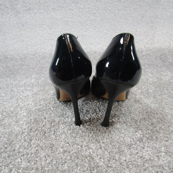 Gucci Heels Womens 8.5 B Black Patent Leather Closed Toe *Read - Picture 5 of 8